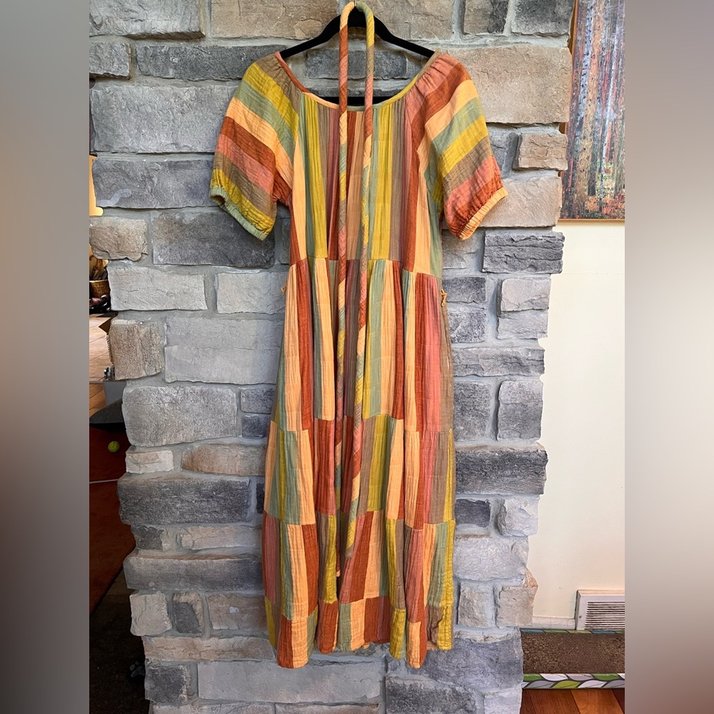 SOLD - Ace & Jig Colorful Striped Maxi Dress